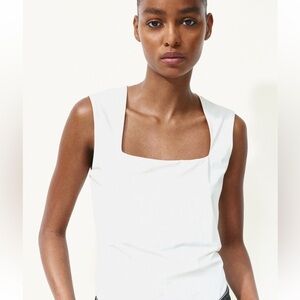 H&M square neck jersey tank top BNWT